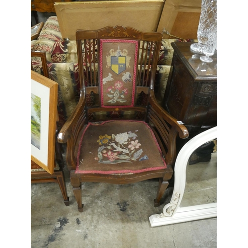 505 - INLAID ARMCHAIR