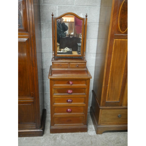 658 - VICTORIAN BACHELORS DRESSING CHEST