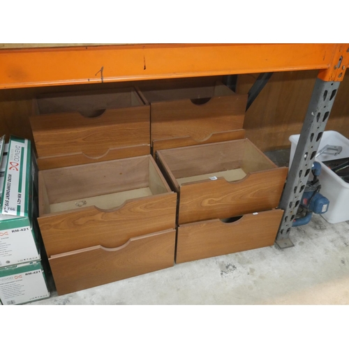 705 - 10 MDF DRAWERS