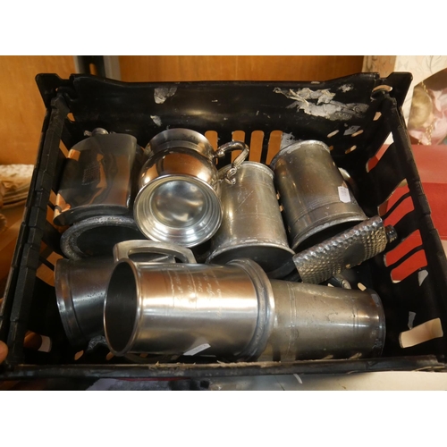 742 - BOX OF TANKARDS