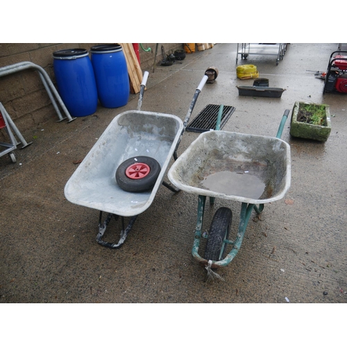 91 - 2 WHEELBARROWS