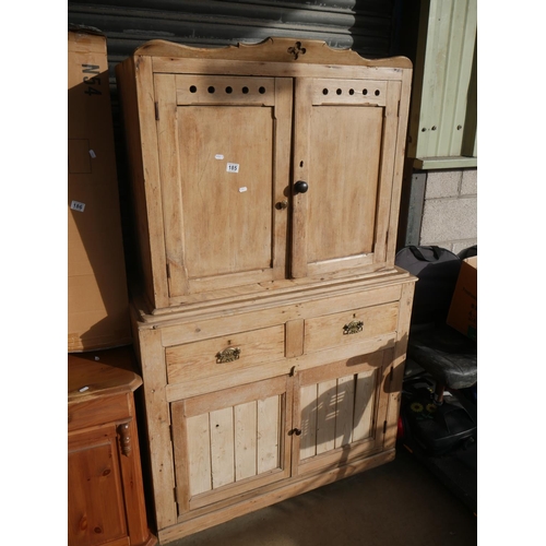 185 - ANTIQUE PINE LARDER