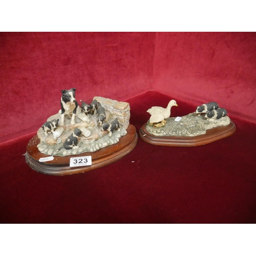 323 - 2 BORDER FINE ARTS FIGURINES