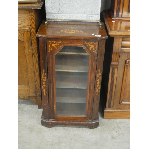 469 - INLAID MUSIC CABINET