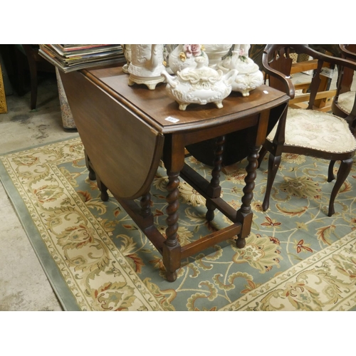 497 - OAK DROP LEAF TABLE