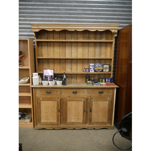 728 - ANTIQUE PINE DRESSER