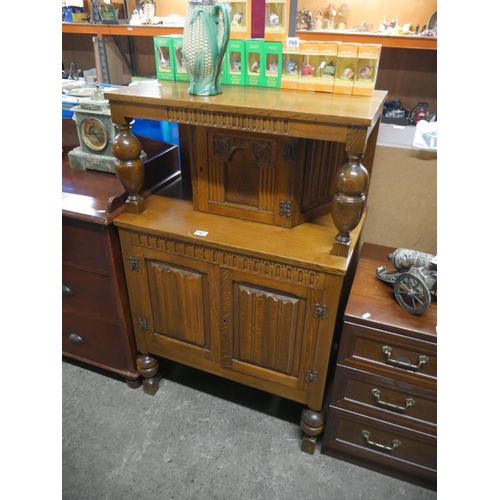 767 - OAK BUFFET CABINET