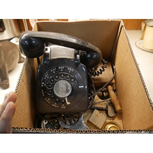 846 - OLD TELEPHONE ETC