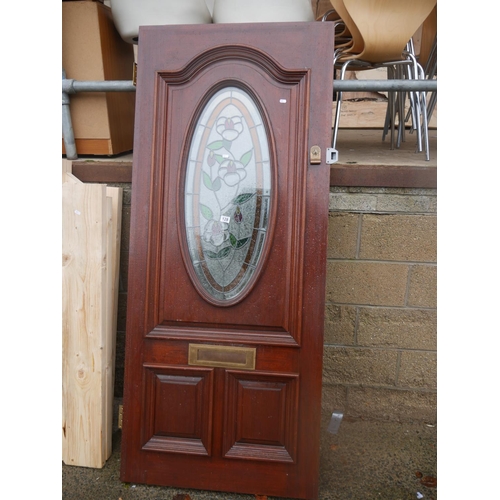 128 - MAHOGANY EXTERNAL DOOR