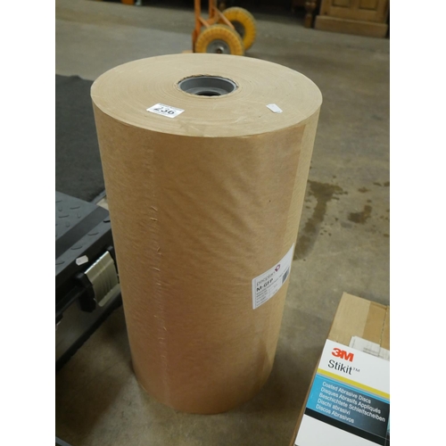 236 - ROLL OF BROWN PAPER