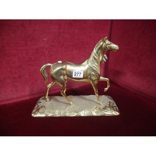 277 - BRASS HORSE