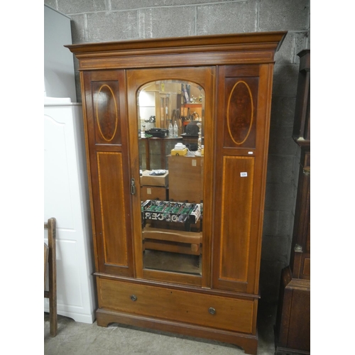 328 - INLAID EDWARDIAN WARDROBE