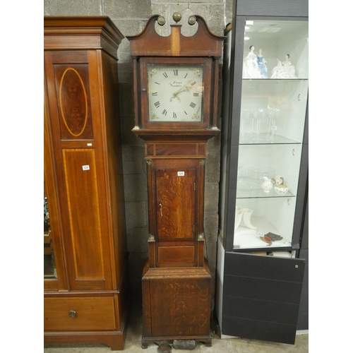 329 - INLAID GRANDFATHER CLOCK