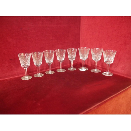 342 - MIXED WATERFORD WINE GLASSES