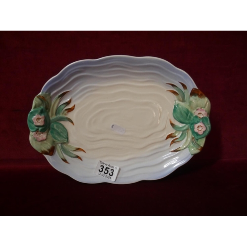 353 - CLARICE CLIFF POND LIFE PLATE