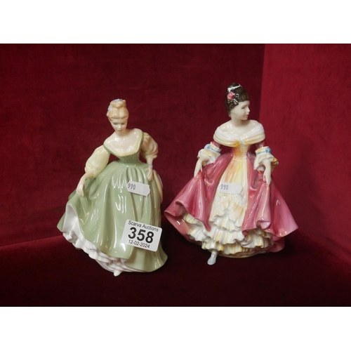 358 - 2 DOULTON FIGURES