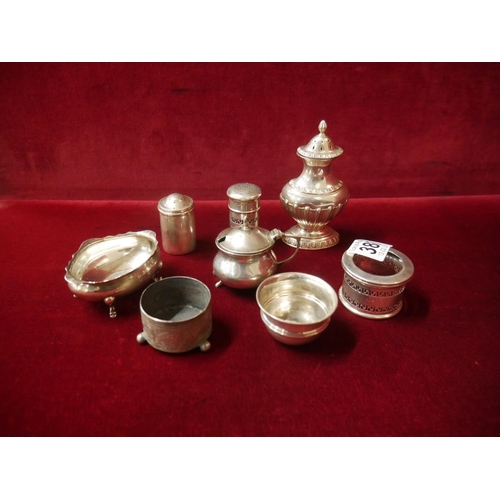 386 - LOT OF SILVER ITEMS