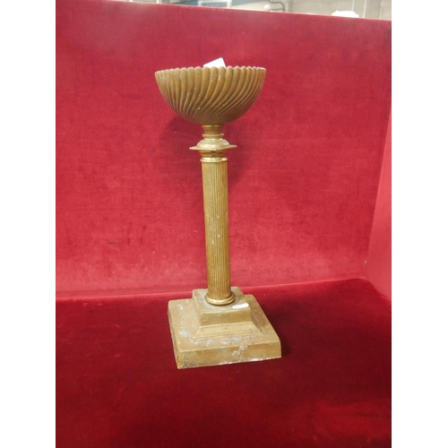 423 - BRASS OIL LAMP BASE