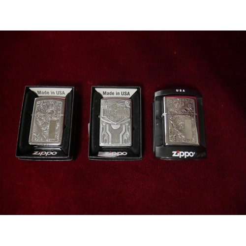 429 - 3 ZIPPO LIGHTERS