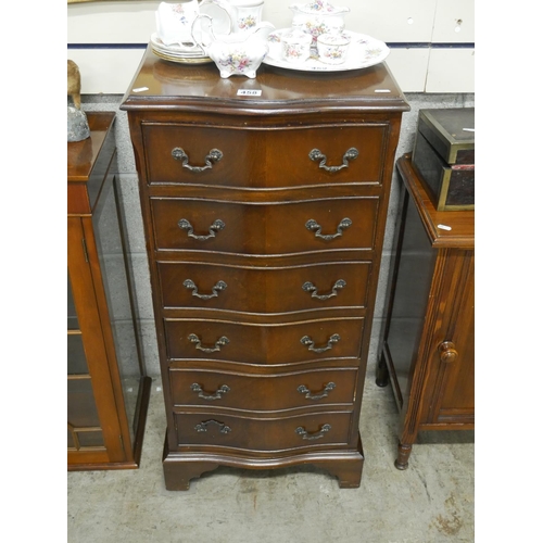 458 - 6 DRAWER MAHOGANY CHEST