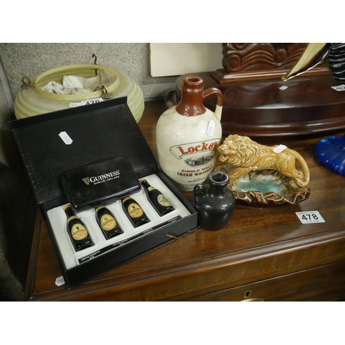 480 - GUINNESS GIFT SET & FLAGON ETC