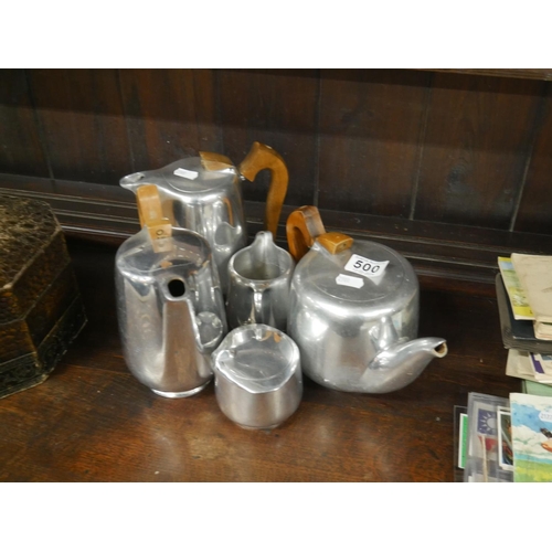 500 - PICQUOT WARE TEA SET