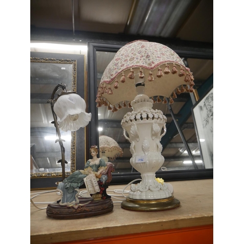 886 - 2 TABLE LAMPS