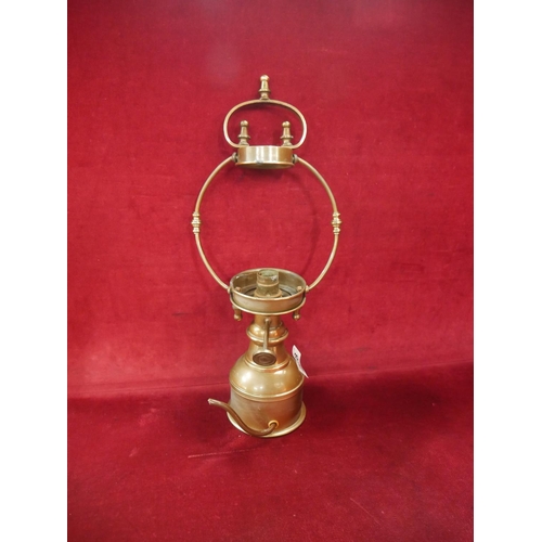 208 - BRASS HANGING LAMP