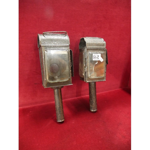 215 - 2 COACH LAMPS