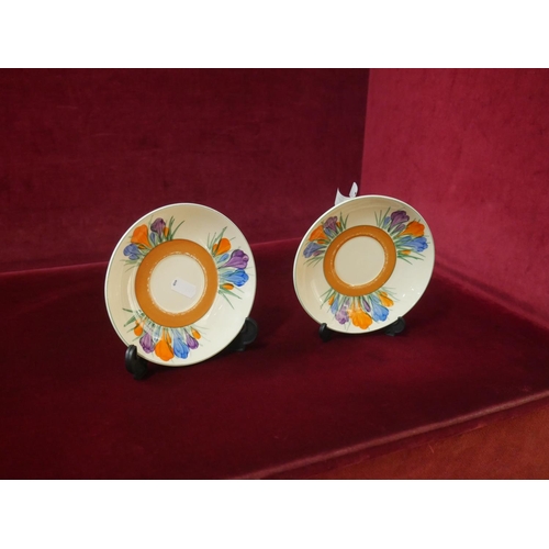 246 - 2 CLARICE CLIFF PLATES