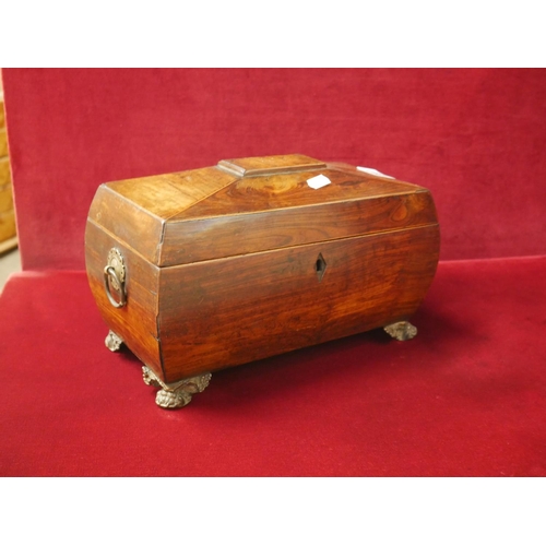 290 - 19TH C. TEA CADDY