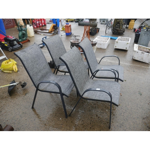 73 - 4 PATIO CHAIRS