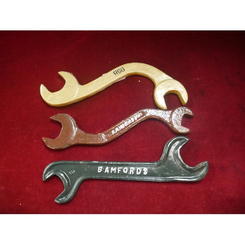 335 - 3 VINTAGE SPANNERS