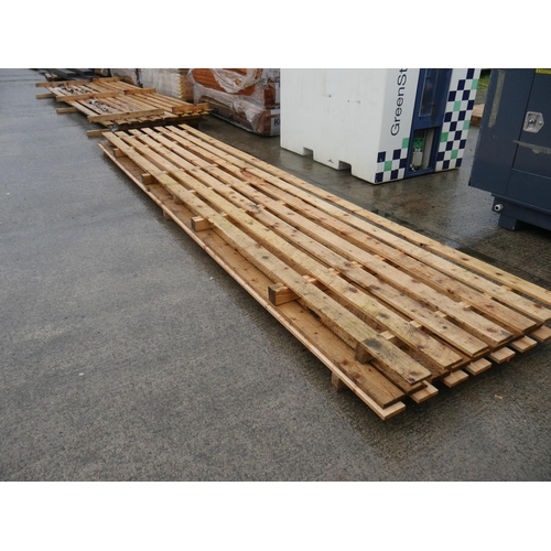 1 - LOT OF LONG PALLETS