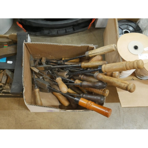 297 - BOX OF SOLDERING IRONS