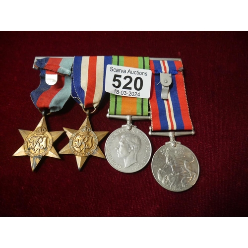 520 - WWII MEDAL GROUP