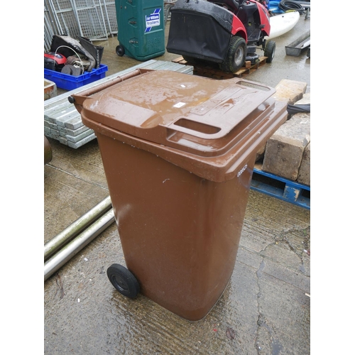 56 - BROWN WHEELIE BIN