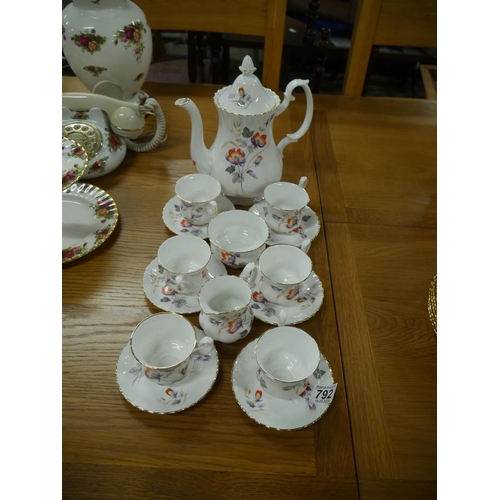 792 - ROYAL ALBERT COFFEE SET