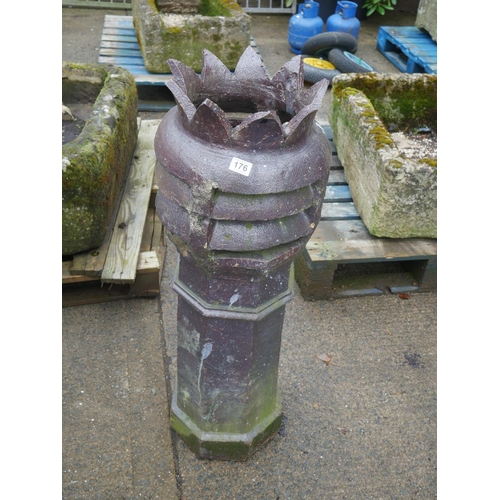 176 - SALT GLAZED VICTORIAN CHIMNEY POT