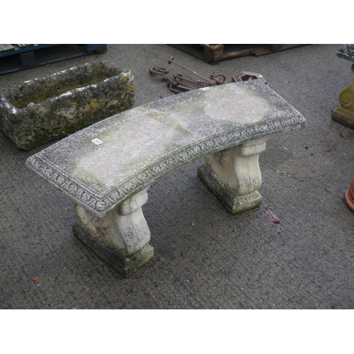 203 - ANTIQUE GARDEN SEAT