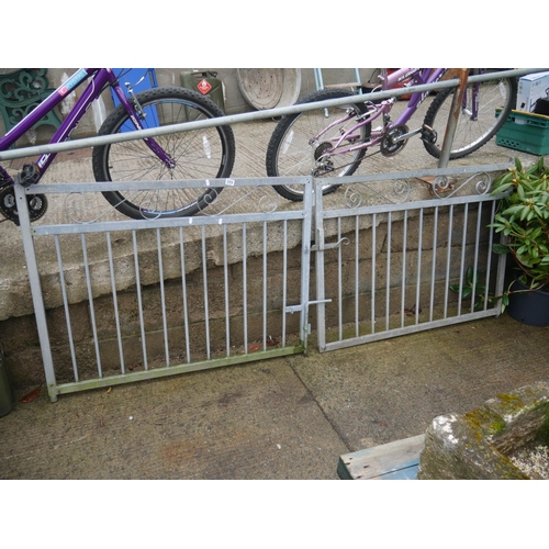 209 - PAIR OF GALVANISED GATES