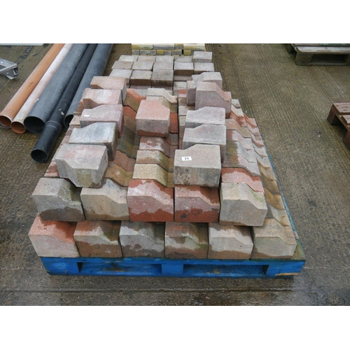 25 - PALLET OF KERB BRICK