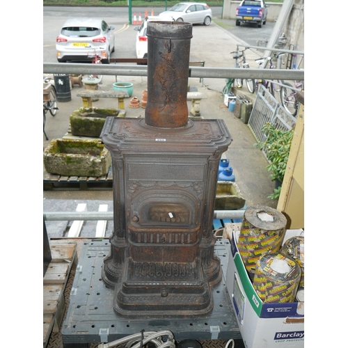 255 - CAST IRON STOVE