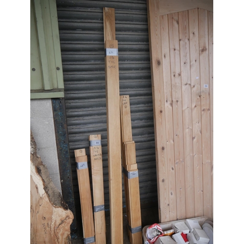 283 - LOT OF TONGUE & GROOVE TIMBER