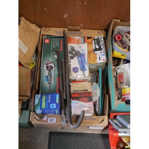 287 - BOX OF TOOLS