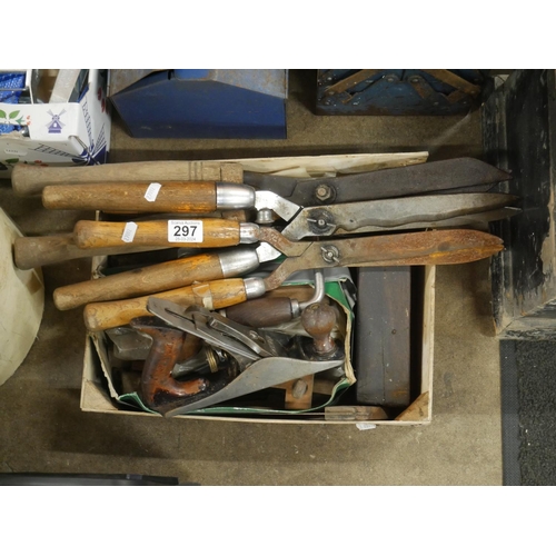 297 - BOX OF TOOLS