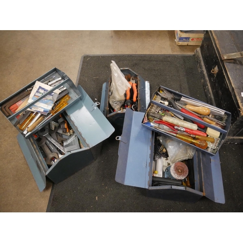 316 - 3 TOOL BOXES & CONTENTS