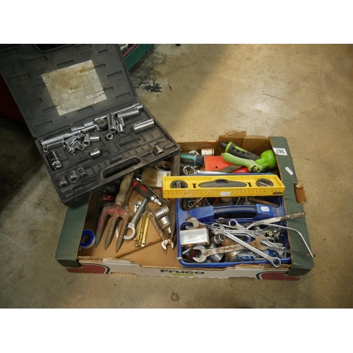 367 - BOX OF TOOLS