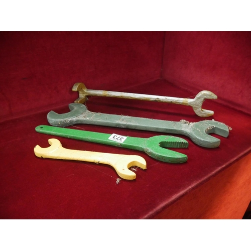 373 - 4 VINTAGE SPANNERS