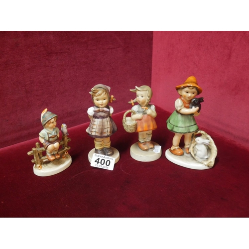 400 - 4 HUMMEL FIGURES